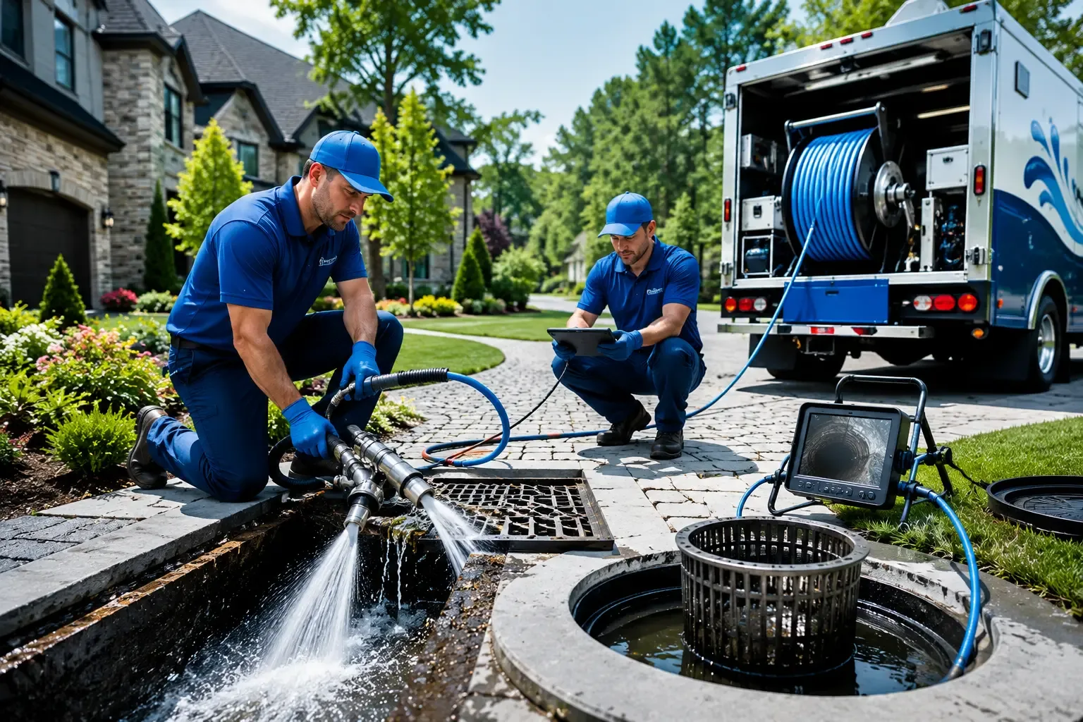 Local outdoor drain cleaning professionals in New Lothrop, MI